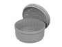Kinvara Vaporera en Silicone Gris 17.5x17.5x10.5 cm (Set de 12)