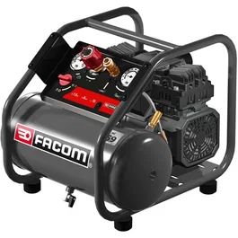Facom Compresseur Horizontal Silencieux 6 L 1,6 HP - Compact pour Atelier