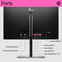 HP Écran Tactile PC Professionnel 23,8 Pouces FHD IPS 75 Hz - Modèle E24t G5 avec Réglage Ergonomique, Ports USB et Conception Écoresponsable