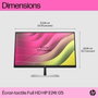 HP Écran Tactile PC Professionnel 23,8 Pouces FHD IPS 75 Hz - Modèle E24t G5 avec Réglage Ergonomique, Ports USB et Conception Écoresponsable