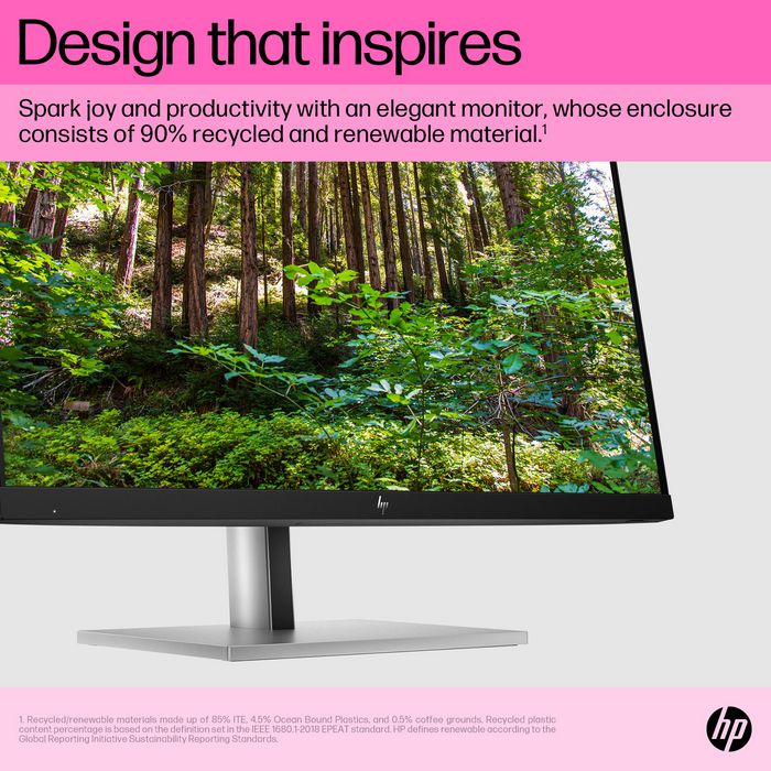 HP Écran Tactile PC Professionnel 23,8 Pouces FHD IPS 75 Hz - Modèle E24t G5 avec Réglage Ergonomique, Ports USB et Conception Écoresponsable