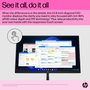 HP Écran Tactile PC Professionnel 23,8 Pouces FHD IPS 75 Hz - Modèle E24t G5 avec Réglage Ergonomique, Ports USB et Conception Écoresponsable