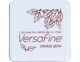 Tsukineko VERSAFINE Tampon d'encre Sepia Vintage 33x33mm