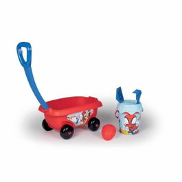Smoby Chariot de plage garni Spidey - Bleu