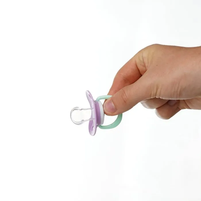 Thermobaby - Lot de 2 Sucettes Anatomiques Lilo & Stitch en Silicone sans BPA - Pour Bébés 6 Mois et Plus - avec Clip de Protection