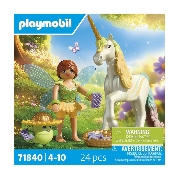 PLAYMOBIL Licorne Rainbow Flower avec Fée