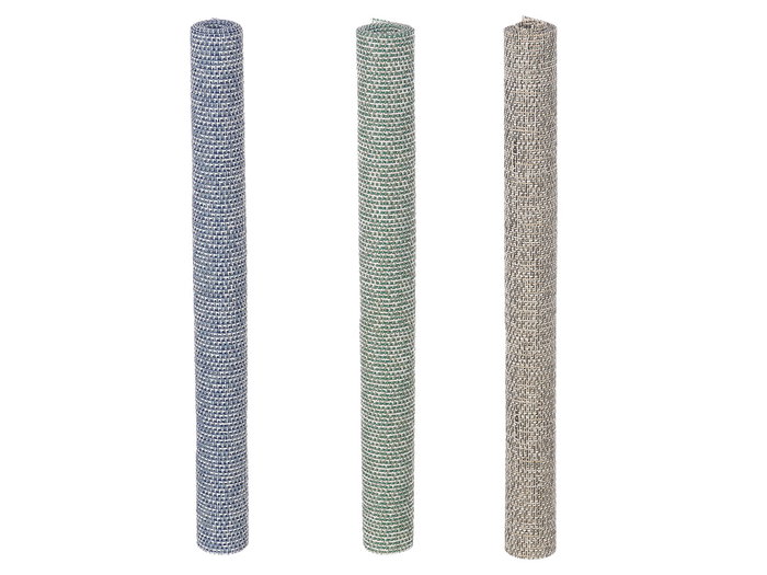 Kinvara Set de 3 Salvamantels 30x45 cm PVC et Polyester - Couleurs Assorties Aléatoires (Set de 48)