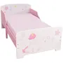 Fun House Lit licorne enfant 140x70 cm avec lattes - Décoration chambre fille à partir de 3 ans en MDF