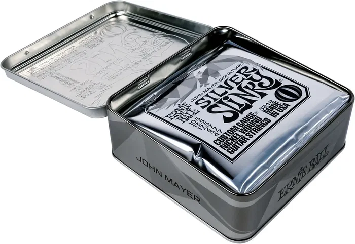 Ernie Ball Silver Slinky John Mayer Signature 10,5-47 Pack 3 Cordes Électriques