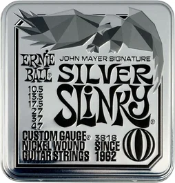Ernie Ball Silver Slinky John Mayer Signature 10,5-47 Pack de 3