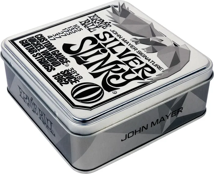 Ernie Ball Silver Slinky John Mayer Signature 10,5-47 Pack 3 Cordes Électriques