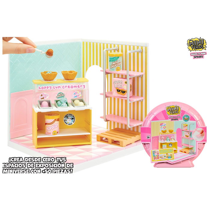 MGA Miniverse - Pack de Démarrage Spaces Ice Cream 566212 - Collection Créative pour Customiser des Expositions - Jouet +8 Ans