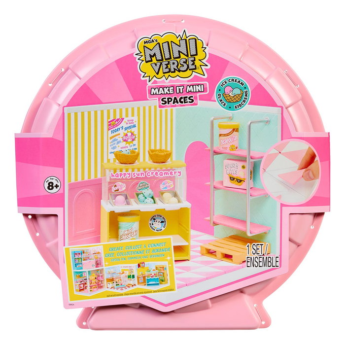 MGA Miniverse - Pack de Démarrage Spaces Ice Cream 566212 - Collection Créative pour Customiser des Expositions - Jouet +8 Ans