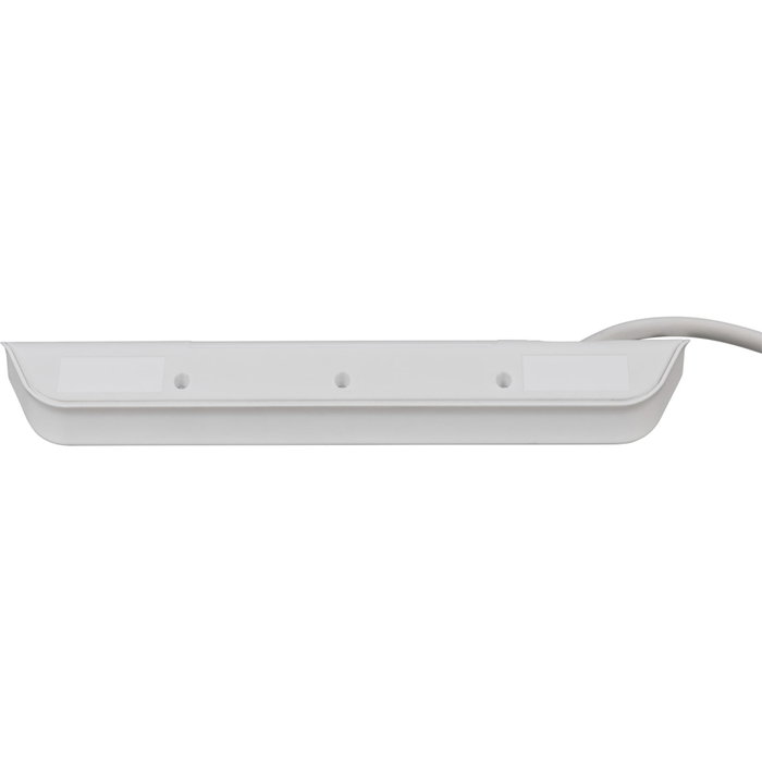 Brennenstuhl Estilo Corner Multiprise 4 voies Argent/Blanc
