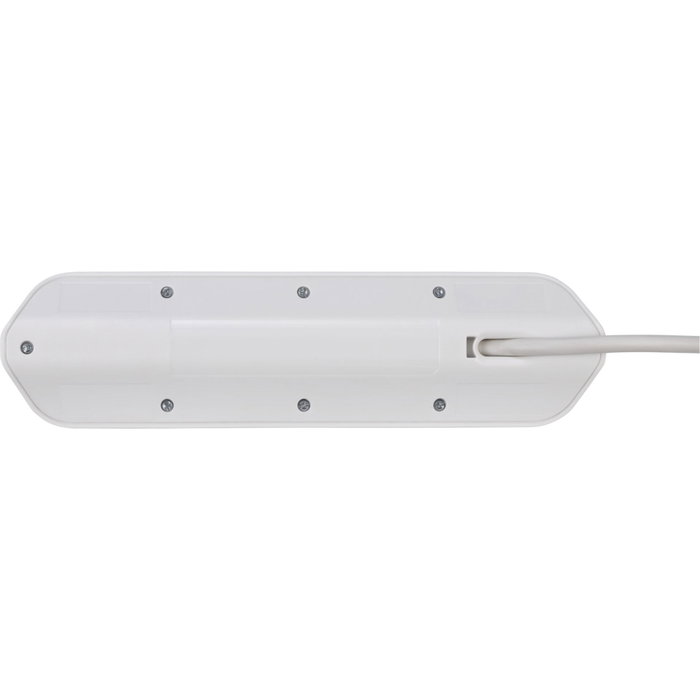 Brennenstuhl Estilo Corner Multiprise 4 voies Argent/Blanc