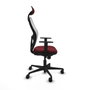 Piqueras y Crespo Chaise de Bureau 1D036N1 Bordeaux