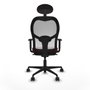 Piqueras y Crespo Chaise de Bureau 1D036N1 Bordeaux