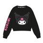 Sweat-shirt sans capuche fille Hello Kitty Noir 41