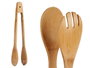 KINVARA Ensemble d'ustensiles de cuisine en bambou - 24 pièces