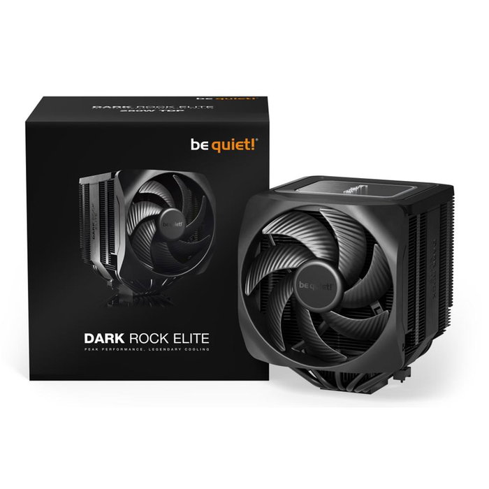 Be Quiet! Dark Rock Elite Ventilateur Disipateur CPU 13,5 cm Noir PWM 25,8 dB Be Quiet! Dark Rock Elite Ventilateur Disipateur CPU 13,5 cm Noir PWM 25,8 dB