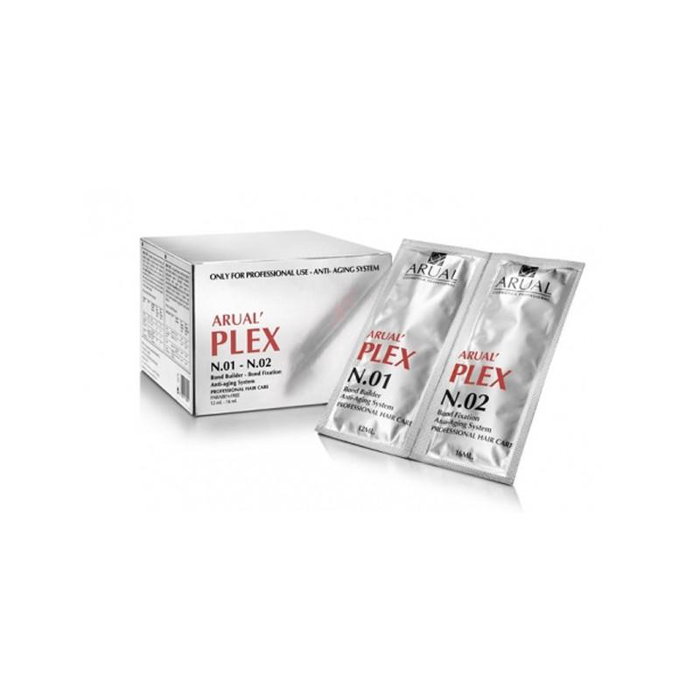 Arual Plex - Traitement professionnel protecteur et régénérant pour cuticule et cheveux - Avec kératine, acide hyaluronique et acides aminés - Flacons de 12 ml et 16 ml Arual Plex - Traitement professionnel protecteur et régénérant pour cuticule et cheveux - Avec kératine, acide hyaluronique et acides aminés - Flacons de 12 ml et 16 ml