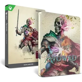 Obsidian Entertainment - Avowed - Premium Edition SteelBook - Jeu Xbox Series X - avec carte, skins, artbook numérique et bande originale, accès anticipé
