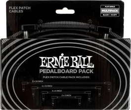 Ernie Ball CABLE EB FLEX PATCH PEDALERA NEGRO - MULTIPACK