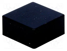 Aratas (Formerly Omron Components) Touche carrée noire à sertir 12x12mm 5,5mm