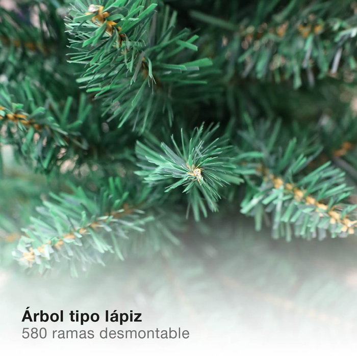 GSC Evolution Sapin de Noël artificiel type crayon Bousso 1,8m 580 branches GSC Evolution Sapin de Noël artificiel type crayon Bousso 1,8m 580 branches