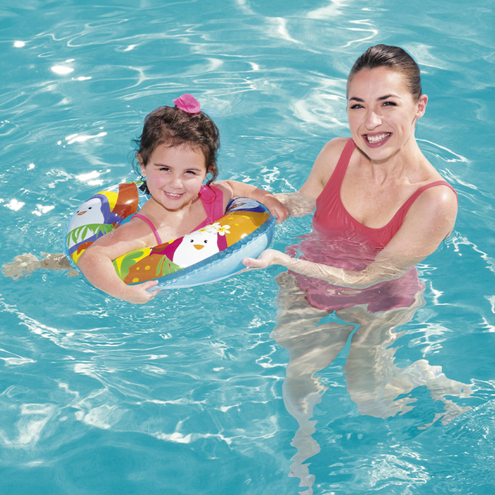 Bestway Flotador Gonflable Décoré Créatures Marines Couleur Assortie D51 cm +3 à 6 Ans Plage et Piscine 36113