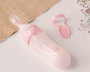 KioKids Cuchara Alimentadora - Cuillère Doseuse pour Bébé Rose Clair avec Réservoir en Silicone 90 ml - Dès 4 Mois