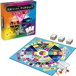 Winning Moves Jeu de plateau Trivial Pursuit Science & Vie - Version française - 1800 questions pour toute la famille