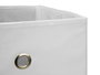 Kipit Boîte de Rangement Pliante Organisateur 35x35x58 cm Assorti Blanc Gris Noir Tissu Non Tissé Carton (Set de 12)