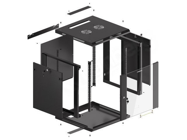 Phoenix technologies Armoire rack Phoenix 12U 600x600x640 Phoenix technologies Armoire rack Phoenix 12U 600x600x640