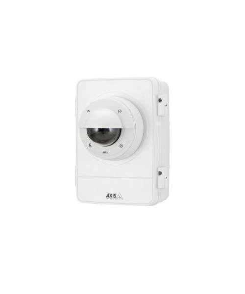 Axis Boîtier de surveillance polycarbonate AXIS T98A17-VE résistant au vandalisme avec certifications IP66, NEMA 4X et IK10 - Installation modulaire avec rail DIN intégré