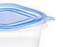 Leknes Set de 8 Boîtes de Conservation Carrées 880 ml - 14.5x14.5x8.5 cm (Set de 8)