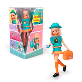 Famosa Poupée Chabel High School Édition 1989 CHB00000 avec Uniforme et Accessoires, Collection