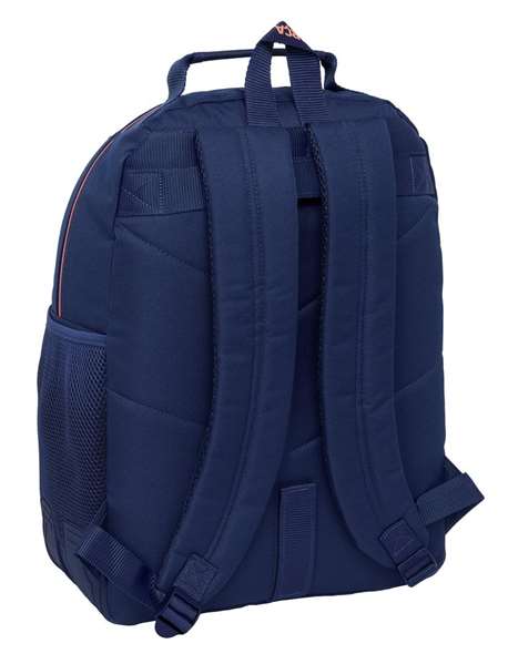 Safta Mochila double adaptée poussette FC Barcelone 2e équipement - 32 x 42 x 15 cm