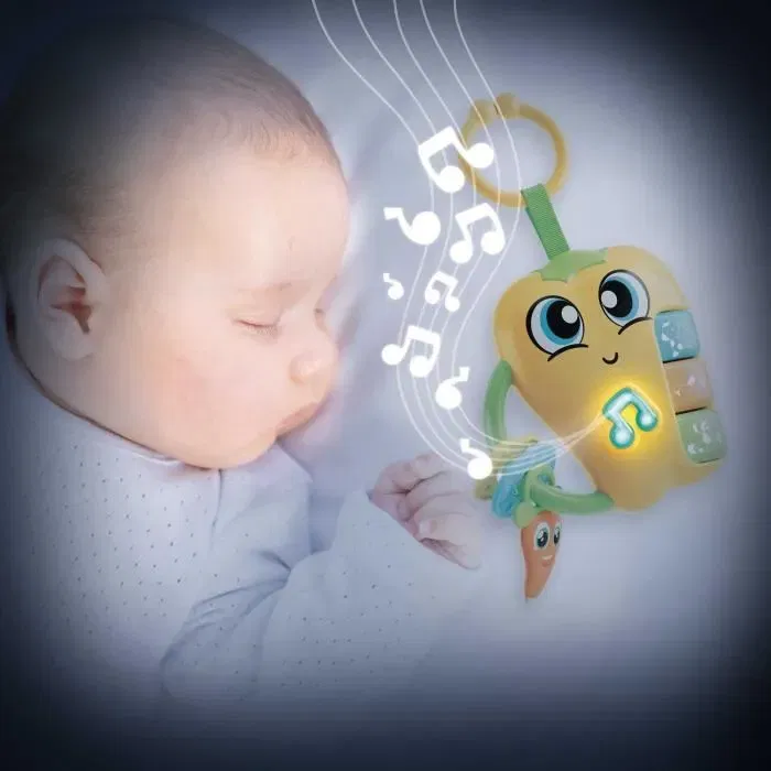 Lisciani Giochi Hochet électronique Pepper CAROTINA BABY avec sons joyeux, mélodies et anneaux de dentition pour bébé à partir de 3 mois Lisciani Giochi Hochet électronique Pepper CAROTINA BABY avec sons joyeux, mélodies et anneaux de dentition pour bébé à partir de 3 mois