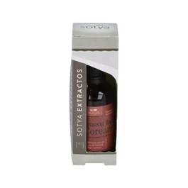 SOTYA Extracto Ginseng 50 ml - Complément alimentaire Ginseng Gouttes - 60 ml Extrait avec Ginsénosides
