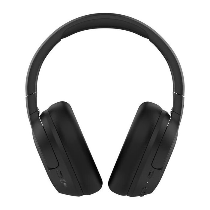 Belkin AUD008HQBK Casque Bluetooth sans fil circumaural avec réduction de bruit hybride, noir - 40mm, USB-C, 3.5mm