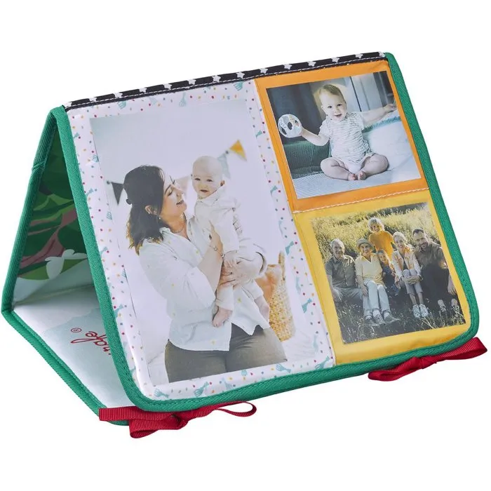 Sophie La Girafe - Livre d'éveil et chevalet à déplier - 3 positions de jeu avec miroir et activités sensorielles pour bébé