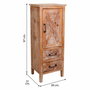 Armoire Alexandra House Living Bois de pin Bois MDF 31 x 97 x 38 cm
