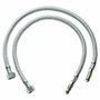 Grohe Flexible d'alimentation annelé 45484000 (Paire de 2) en métal argenté