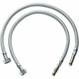 Grohe Flexible d'alimentation annelé 45484000 (Paire de 2) en métal argenté