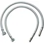 GROHE 45484000 - Paire de flexibles d'alimentation annelés métal pour robinet - Pièce de rechange originale avec garantie 5 ans