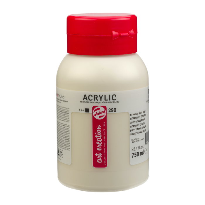 Talens Art Creation Peinture Acrylique Buff Titane Foncé 290, 750 ml Talens Art Creation Peinture Acrylique Buff Titane Foncé 290, 750 ml