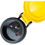 I-Watts Câble d'Allonge Électrique 5 m, Modèle I-RA073G15-5M, Norme HO7-3G1.5, Noir