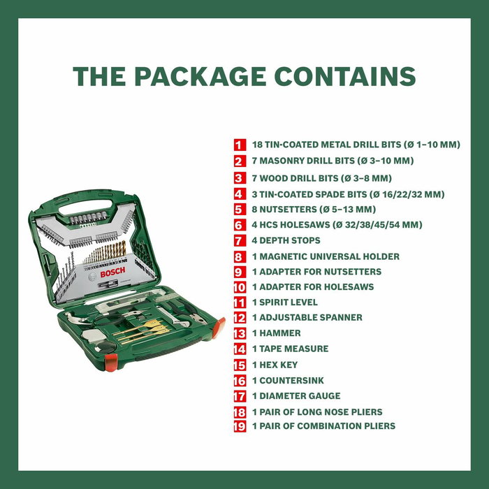 Bosch Coffret d'accessoires X-Line 103 pièces