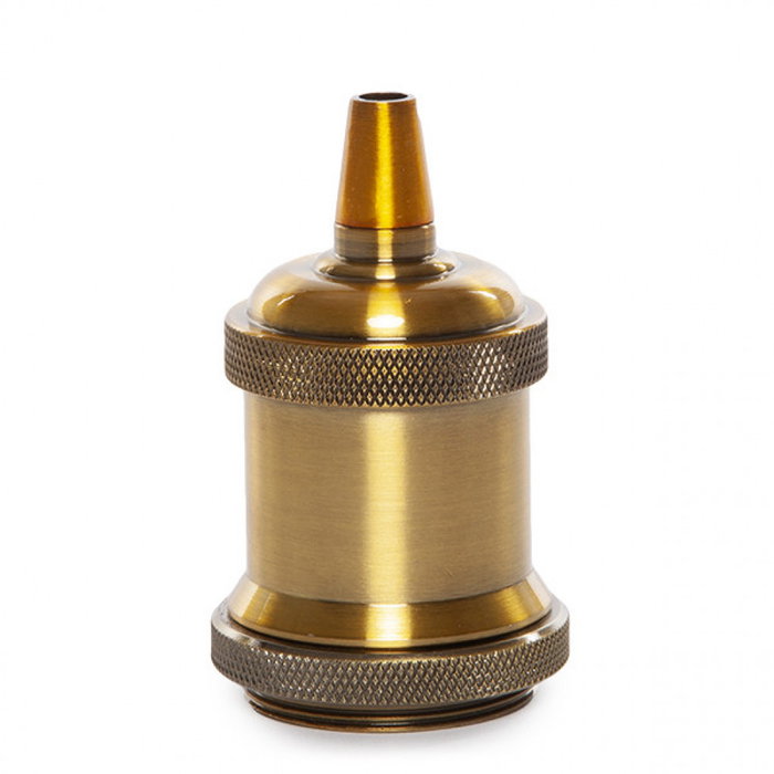 Support de lampe E27 en métal Ø40x74mm